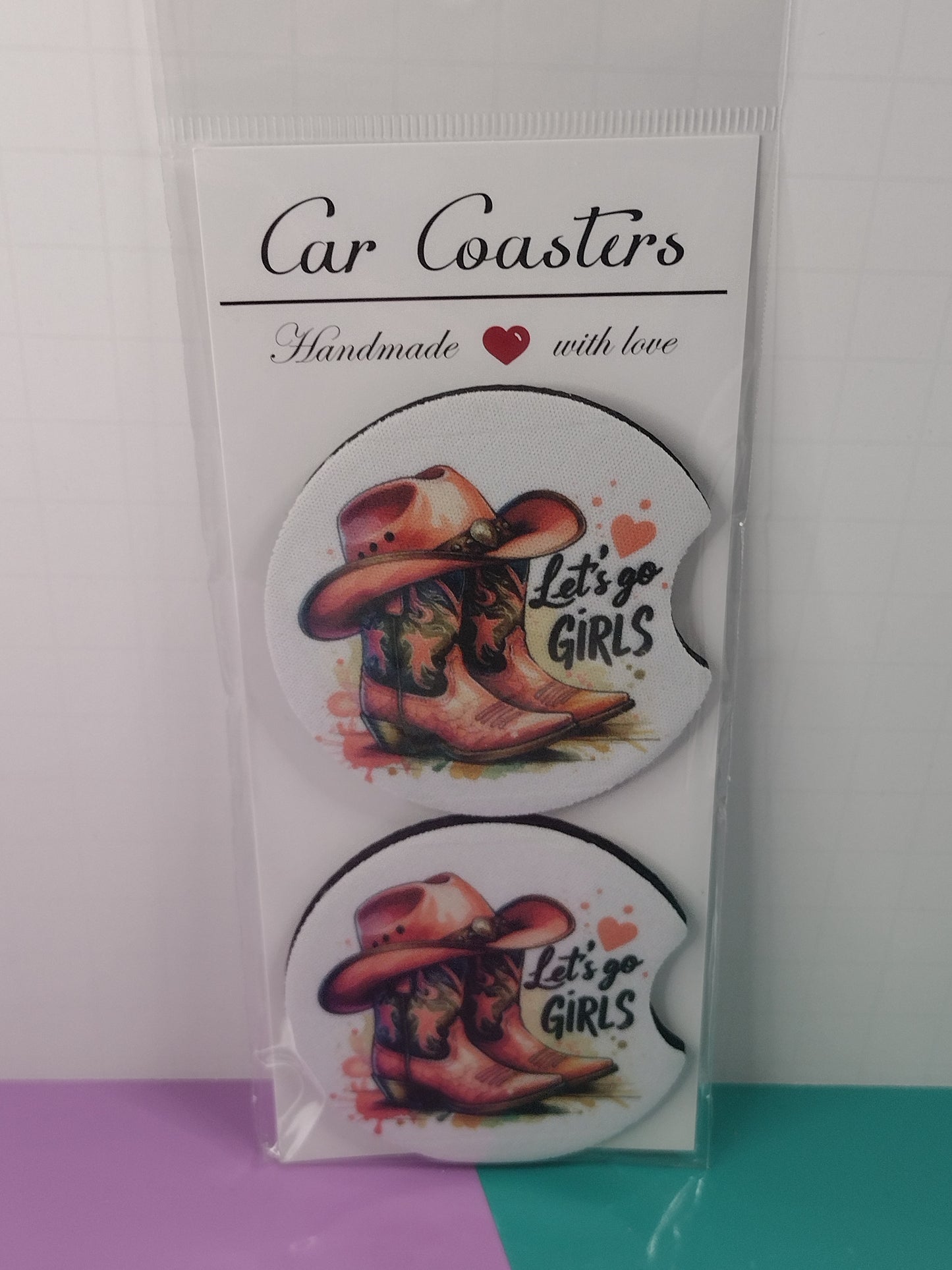 Car Coasters, 2 pack,