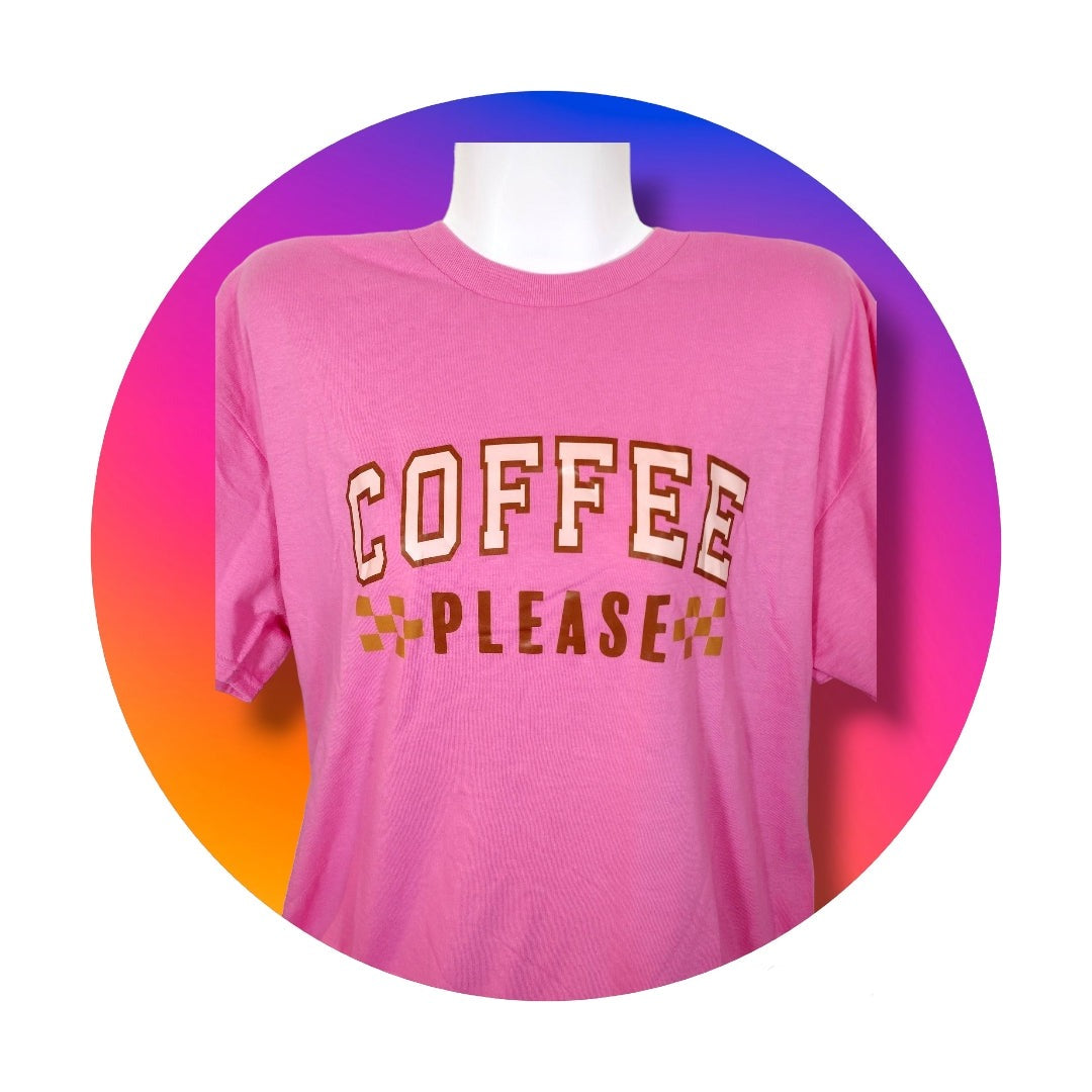 "Coffee please" T-shirt